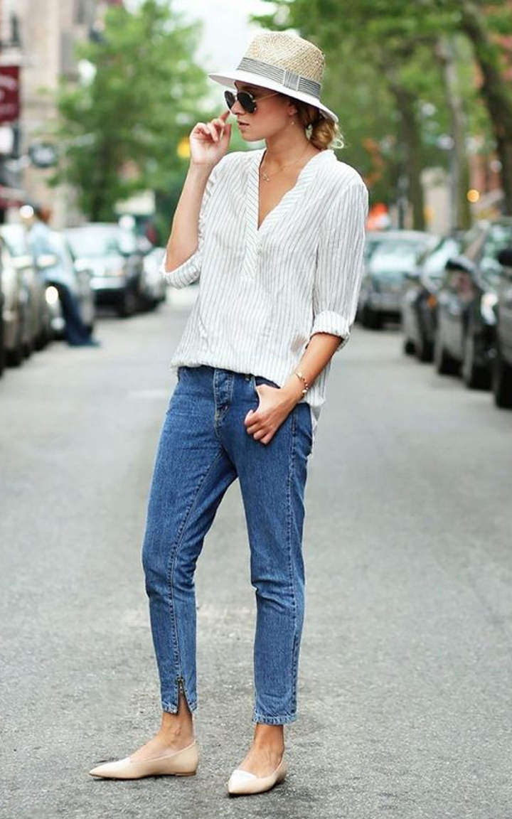 Trendy and chic outfits with pointy flats that you can wear this spring