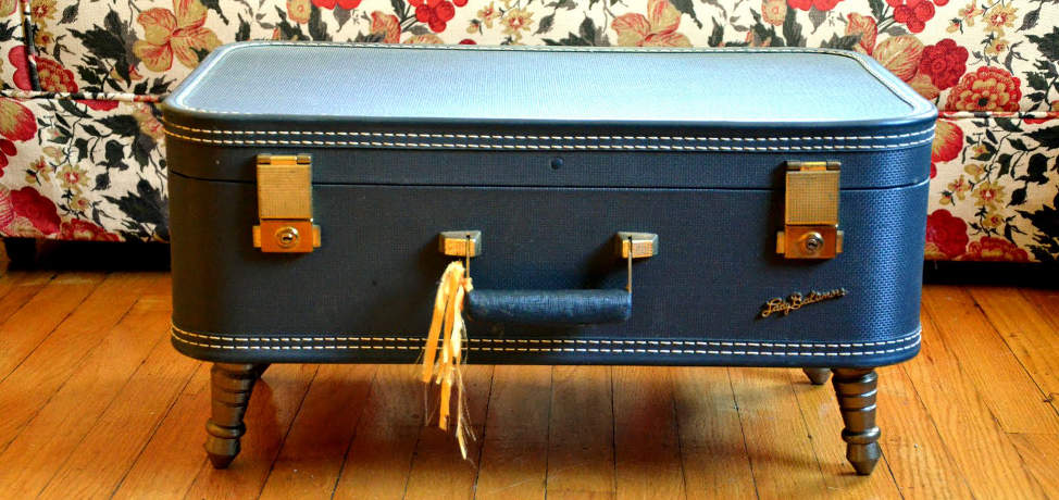 15 amazing ideas to upcycle vintage suitcases