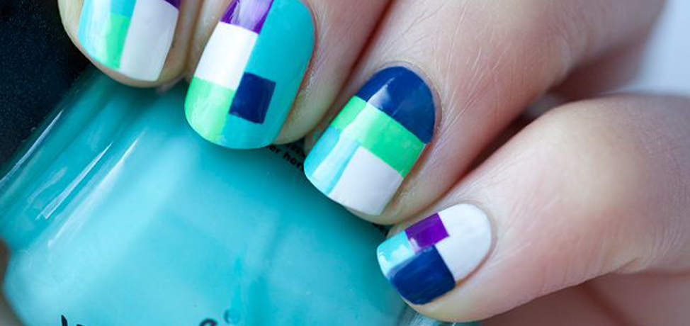Beautiful and creative turquoise manicures